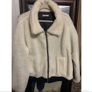 Boohoo teddy bomber  jacket